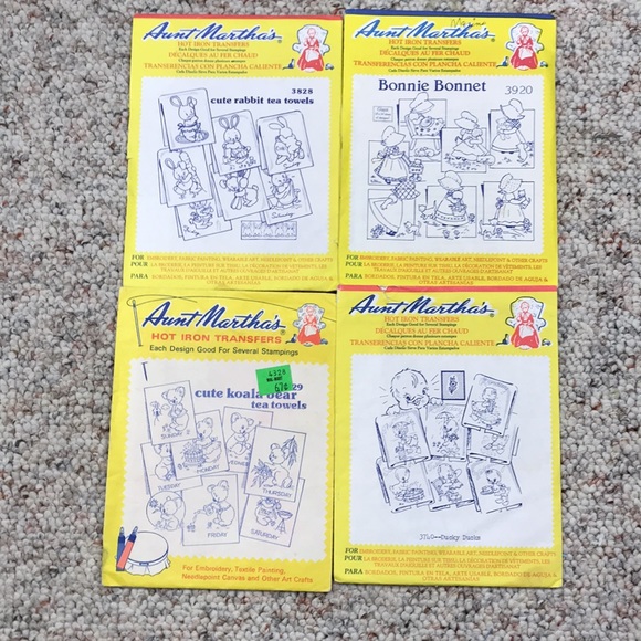 Lot of 22 Aunt Martha’s hot iron transfers - Picture 3 of 7